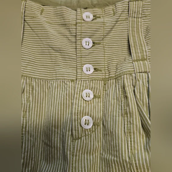 Free People Good Call Striped Pull On Trousers - Picture 7 of 8